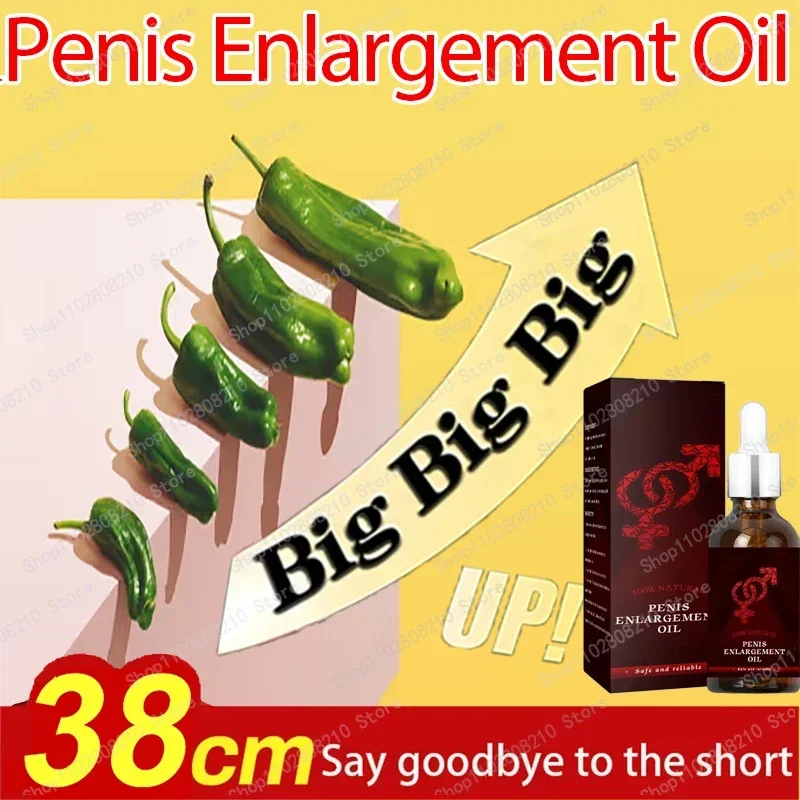 

Men's Big Dick Thickening Growth Massage Penis Enlargement Oil Sexy Orgasm Delay Liquid Male Cock Erection Enhance Products Care