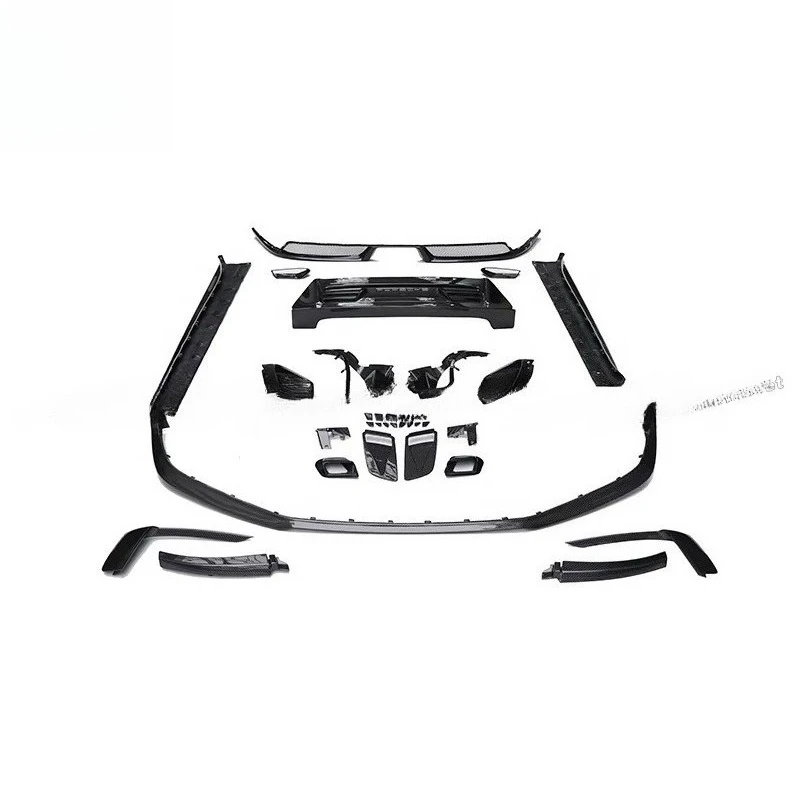 OEM Style Dry Carbon Engine Hood Vent Front Splitter Rear Diffuser Spoiler Full Set Body Kit for991.2 GT3RS Bodykit