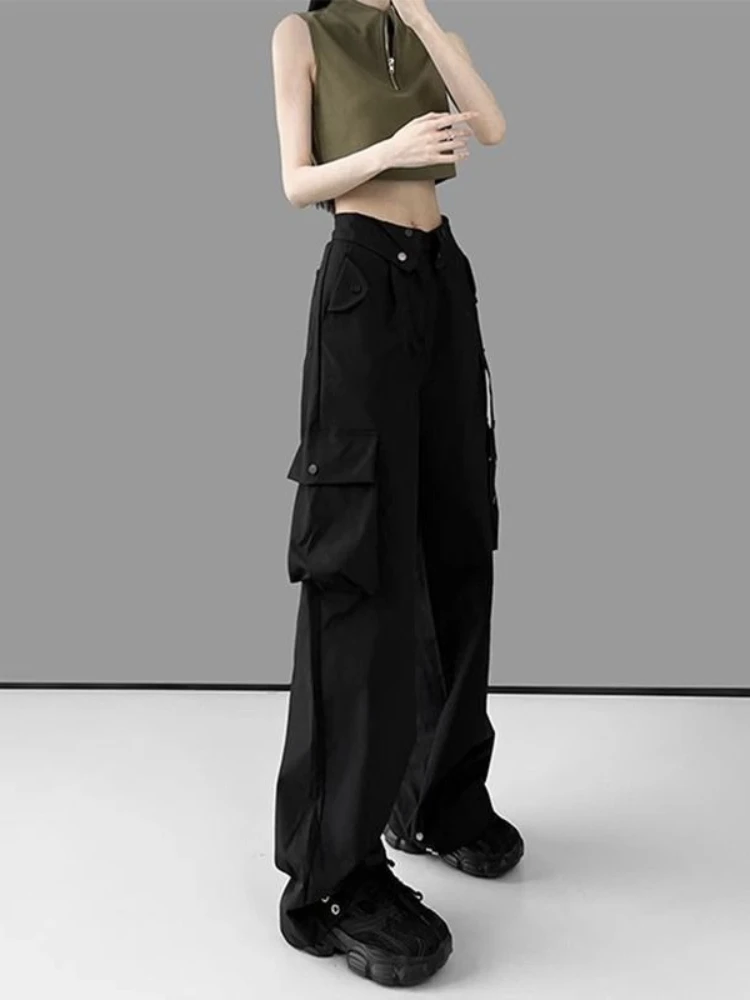 カーゴパンツ女性の服カジュアル Y2k ストリート原宿韓国ファッション綿弾性オリジナル G ハイウエスト女性のズボン