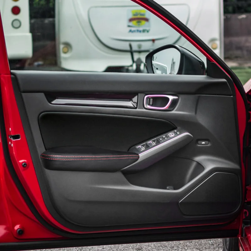 

Door Panel Cover Trim Fit Honda Civic 2022 Car door handle cover Modified door handle leather cover pouch