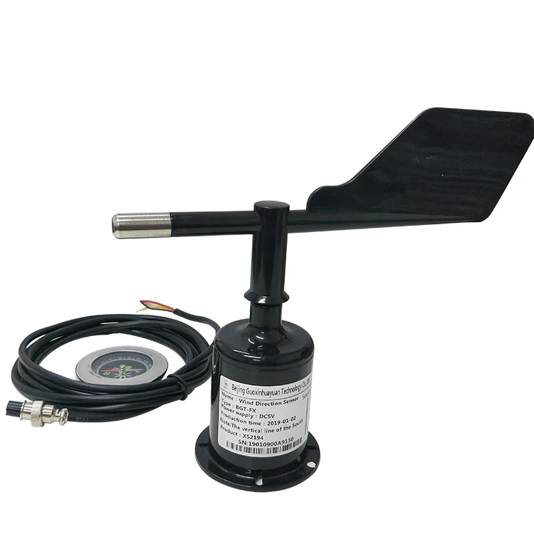 2026 CE Certificate 9-30V Input 0-5V 4-20mA RS485 Modbus Wind Vane Direction Anemometer Sensor for Weather Staiton