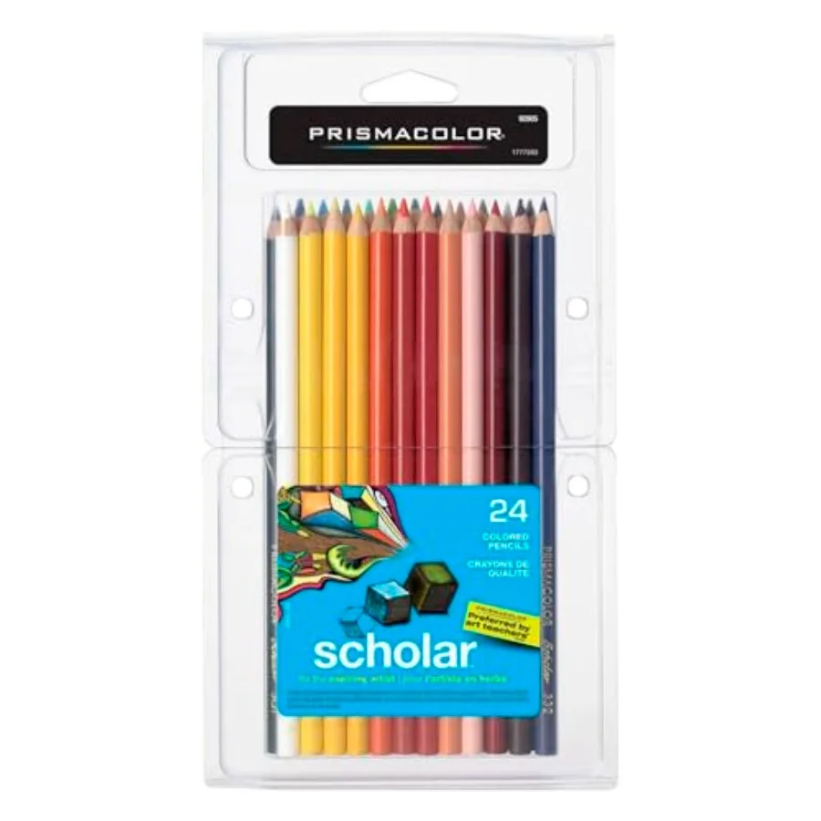 

Scholar Colored Pencils, - Vibrant Colors, Art Supplies, Drawing, Coloring, For Beginner Artists