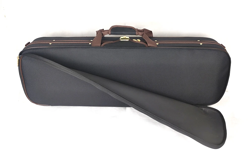 حافظة كمان قماشية كريمونا سوداء ، حافظة مستطيلة خفيفة الوزن ومتينة ، عالية الجودة ، مقاس صيني