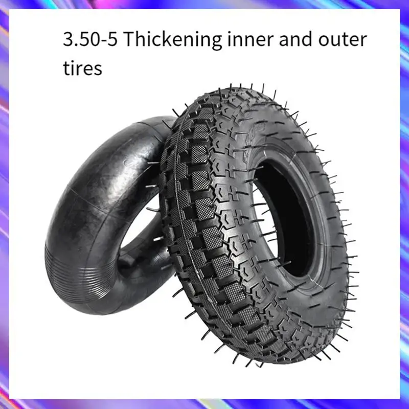 

L71A 2 шт. 3,50-5 внутренняя трубка внешняя шина для электрического скутера резиновые взрывозащищенные шины