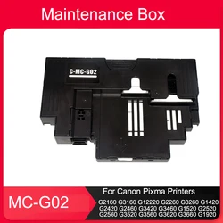 MC-G02 MC G02 MCG02 Maintenance Tank Cartridge For Canon G2160 G3160 G1220 G2260 G3260 G3360 G1420 G2420 G2460 G3420 G3460 G3620