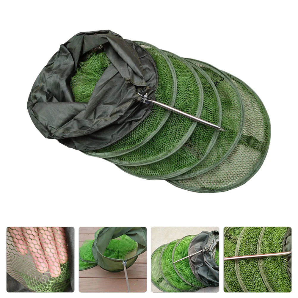 

Fish Protection Net Bag Crab Nets Minnow Casting Bait Traps Folded Fishing for Fishnets Foldable