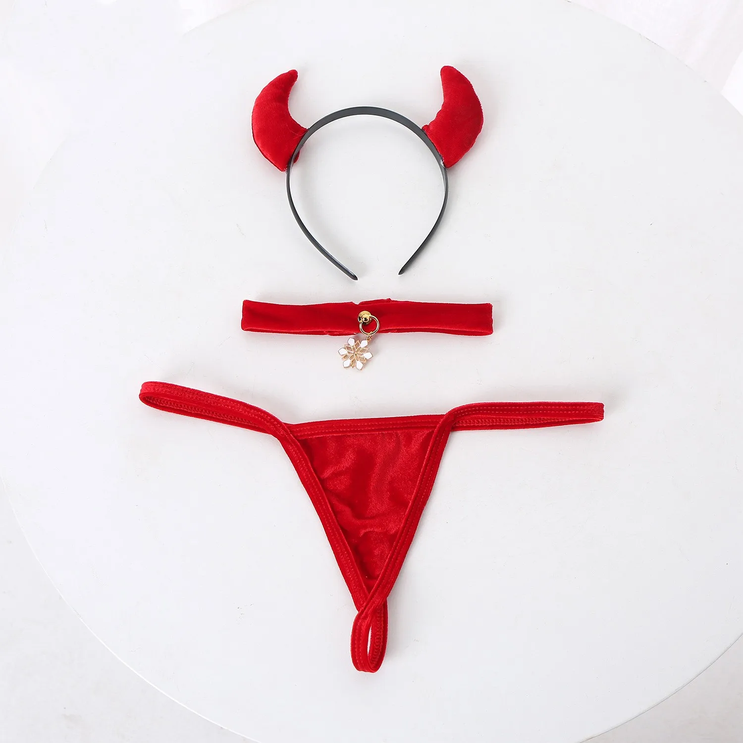 Hot Sexy Red Hollow Out Pajamas Backless One Piece Dress Jumpsuit Bandage Costumes Bodysuit For Women Christmas Cosplay