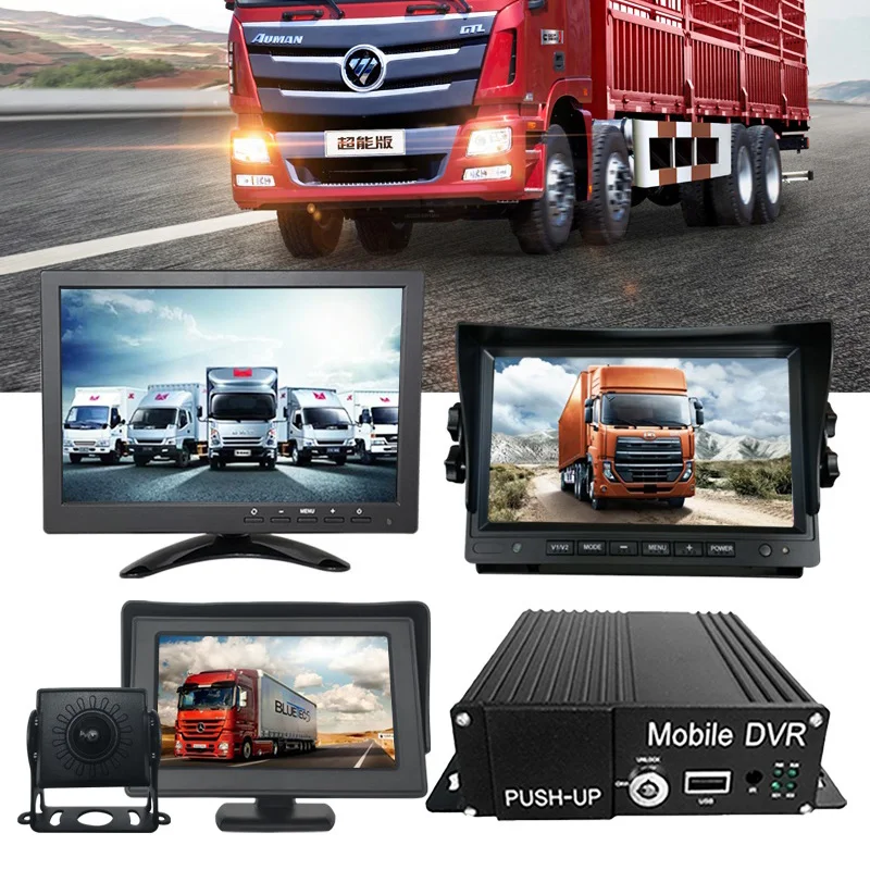 AlwayCare Car Monitor Touch Screen USB Power Rear Seat Player HUD Monitor For Bus AHD Image Sensor Voice Activation Split Screen