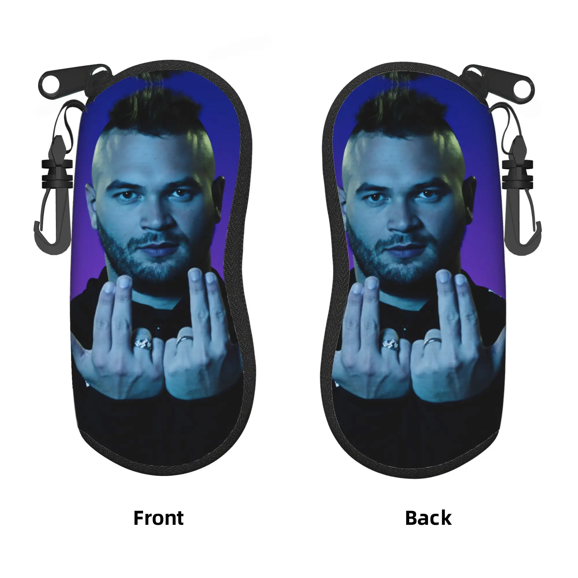 France Rapper Music JUL Glasses Case Cover Men Women  Sunglasses Case Classic Portable Eyewear Bag Pocket Glasses Box