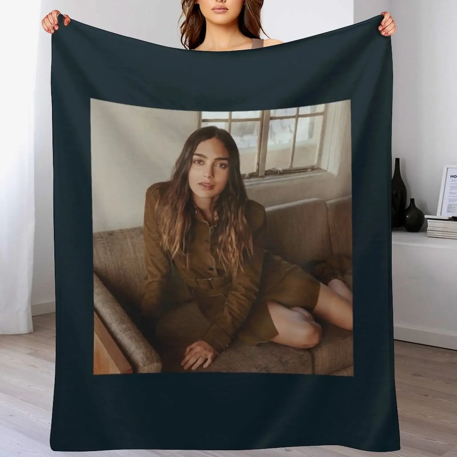 

Melissa Barrera Throw Blanket Beautifuls for babies Decorative Beds Multi-Purpose Blankets