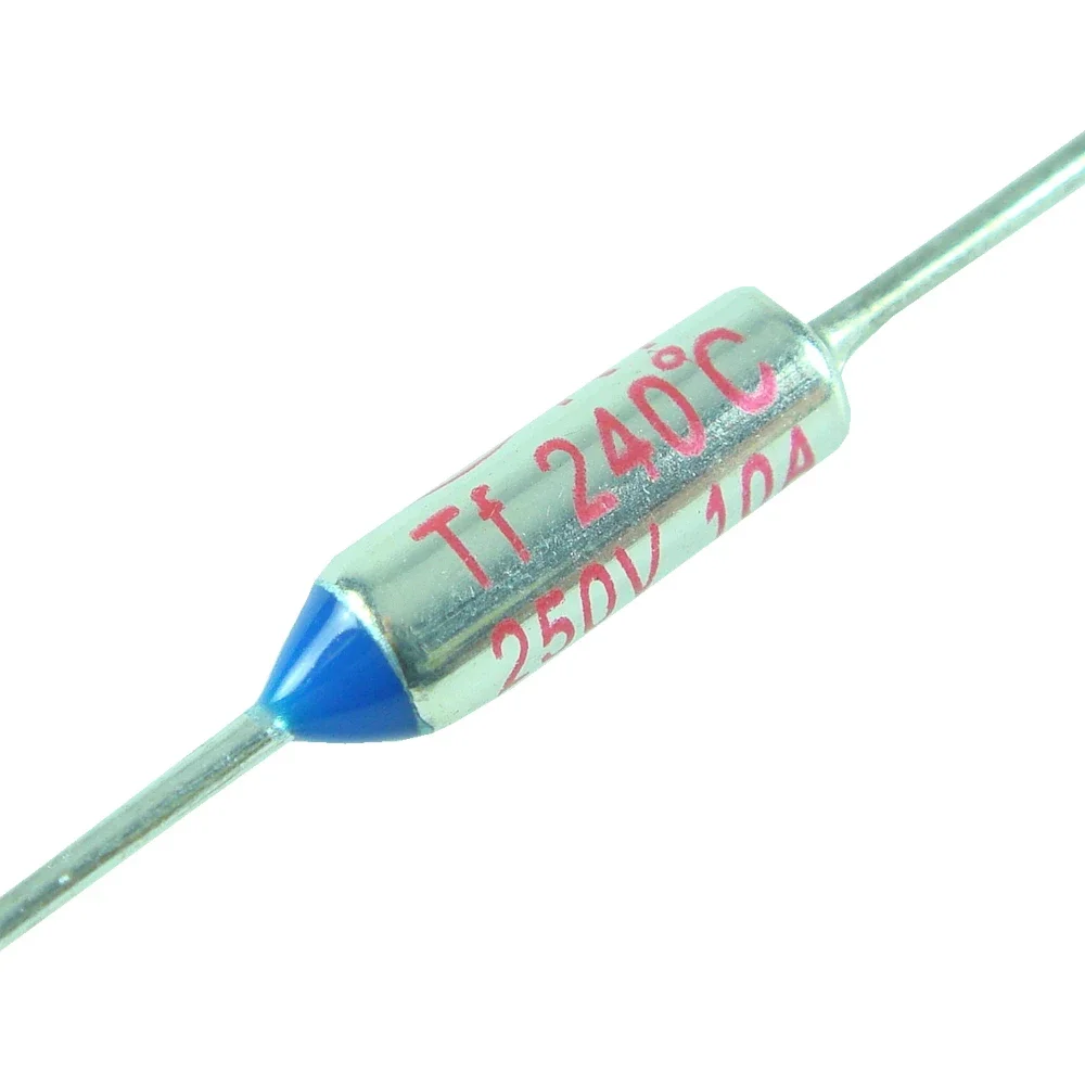 Fusible Térmico TF RY 10A 250V, Termostato de Control de Temperatura 73 85 94 113 133 142 152 157 172 184 192 216 227 240 °C