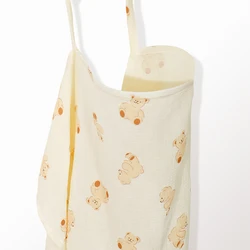 Muslin Nursing Cover for Baby Breastfeeding Breastfeeding Cover up with Arch Neckline for Women Nursing Apron Stroller Cover