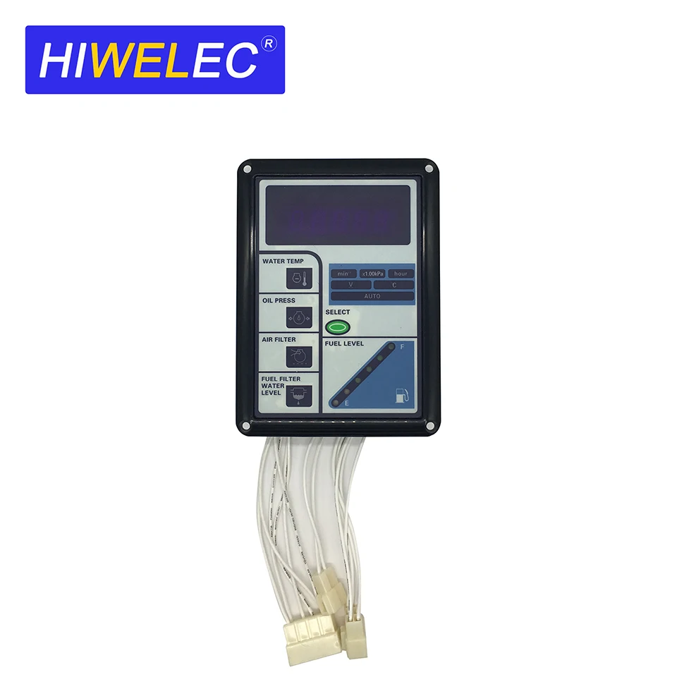 Diesel Generator Controller Digital Monitor Control Panel for Denyo Generator Parameter Monitoring Three Plugs