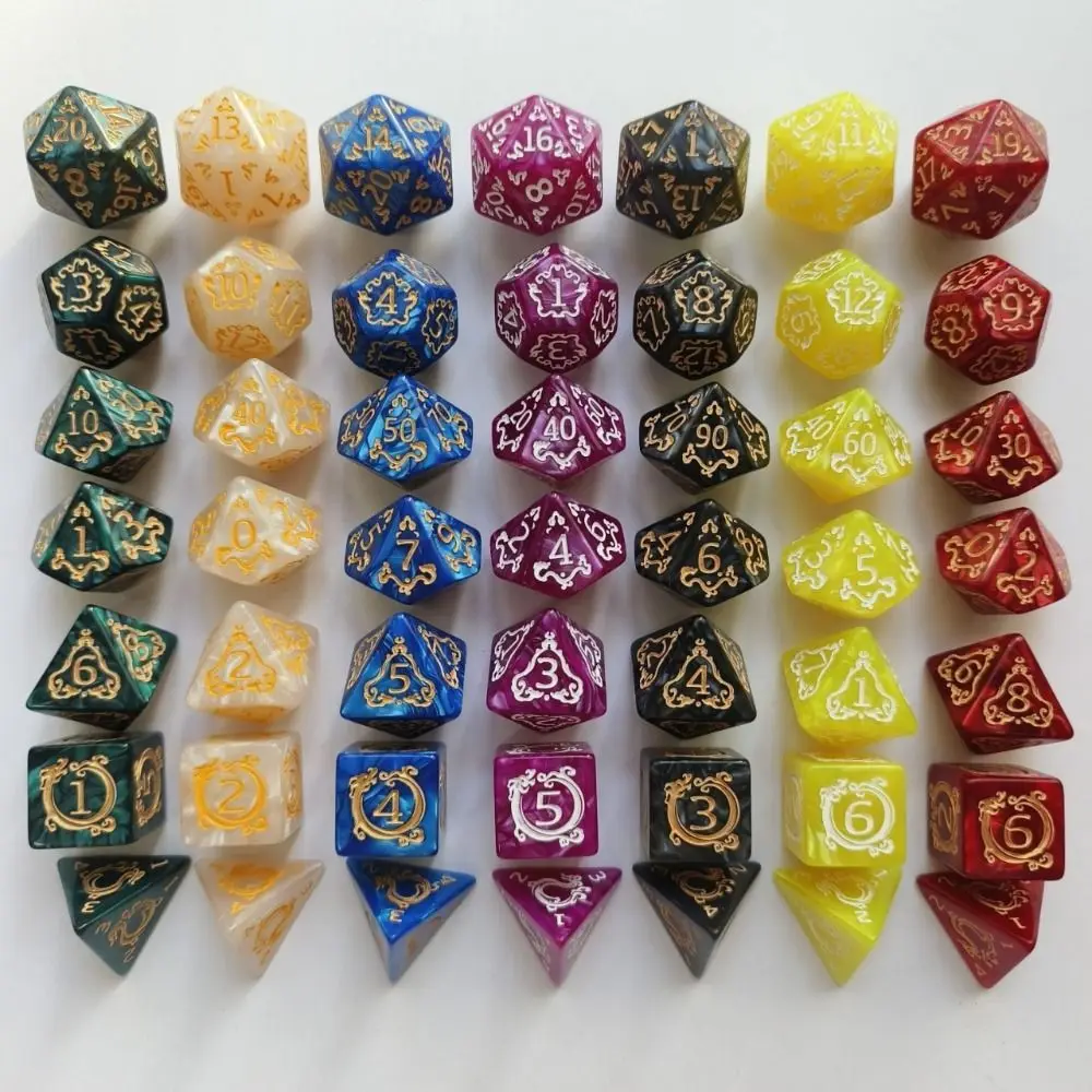 Juego dados acrílicos DND diseño dragón para pesca - imagen 3