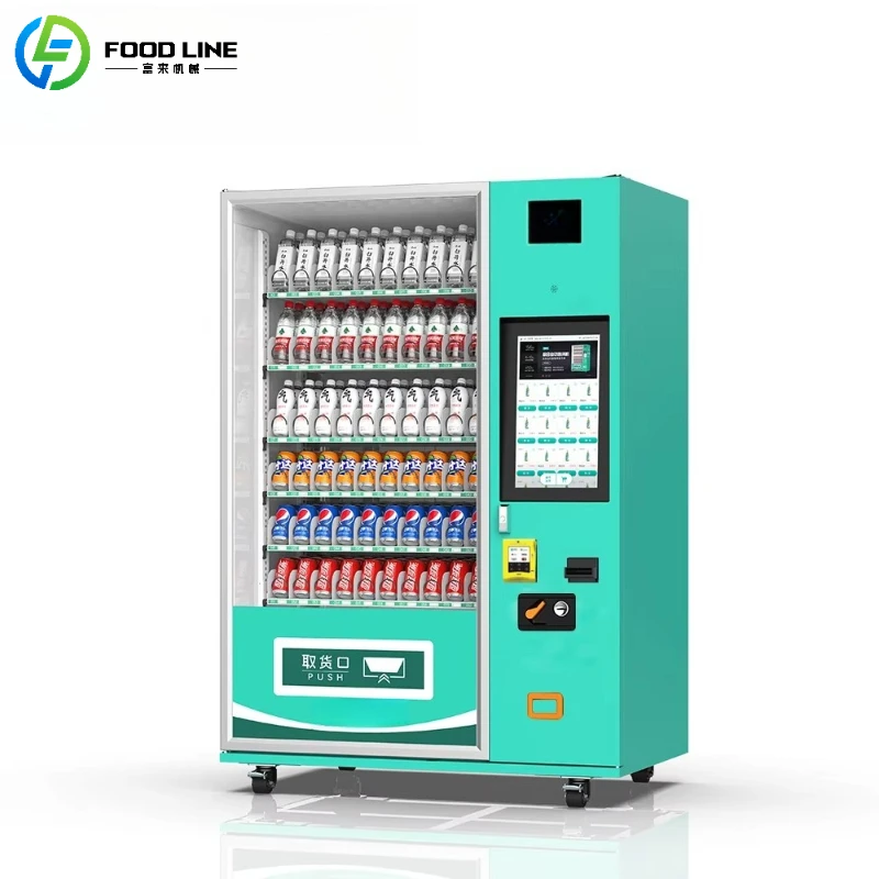 

Индивидуальный круглосуточный вендинговый автомат самообслуживания для закусок и напитков с оплатой монетами и функцией SDK, экономичное решение