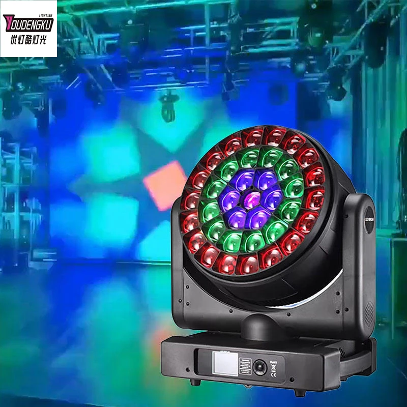 6 pieces BEE EYE K25 LED 3740 Moving Head Wash beam rgbw LED Zoom Moving Head Lights