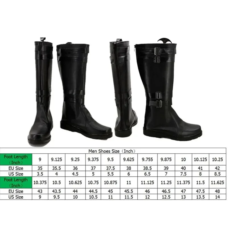 Qq273XT8TV Kylo Cosplay Ren Sepatu Bot Pria Dewasa Pertempuran Luar Angkasa Ksatria Fantasi Halloween Karnaval Kostum Aksesori Dibuat Sesuai Pesanan @
