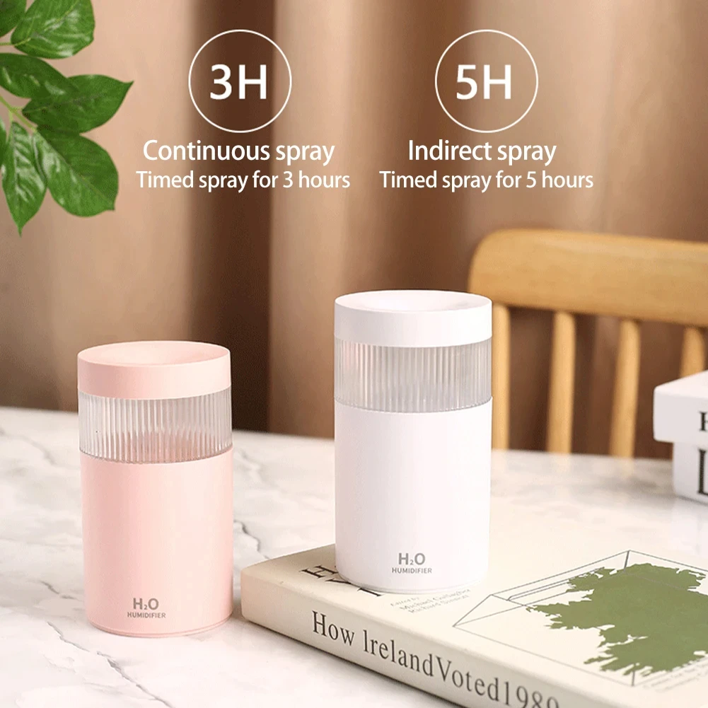 USB Air Humidifier Aroma Diffuser with LED Light 300ML Ultrasonic Cool Mist Maker Fogger LED Essential Oil Diffuser For Home