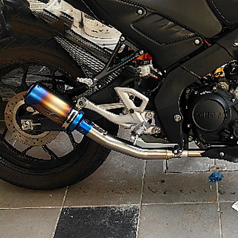 MT15 R15 V3 V4 V4 Motorcycle Exhaust System Stainless Steel Pipe Head Pipe 2017-2024 image 6