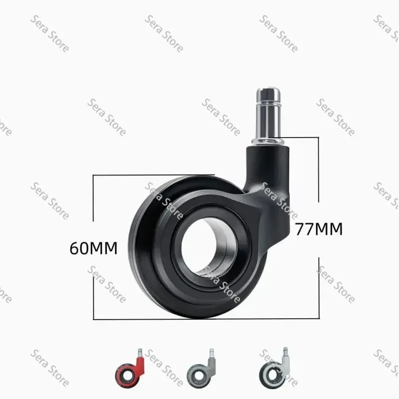 5 Pcs Anti-Tangle Office Chair Wheels Screw-in Hollow Casters Universal Swivel Chairs Gaming/Computer Chair Pulley Replacement