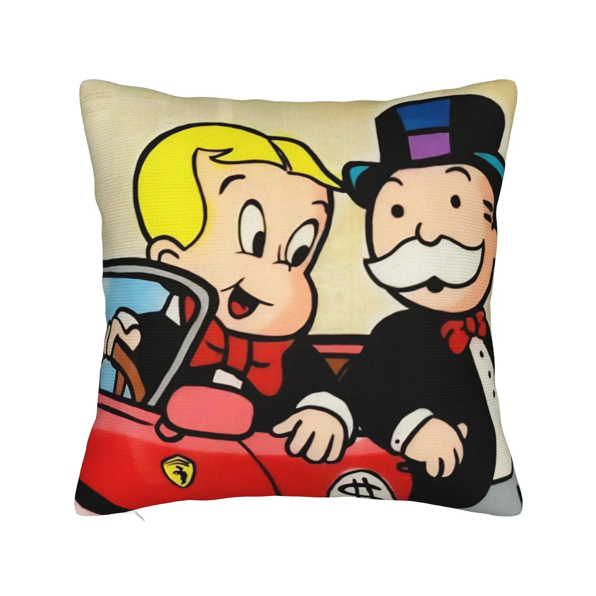 Decorative Pillow Cover Alec Monopolys Stuff Chair  Pillow Case Cover Zippered Multiple Sizes