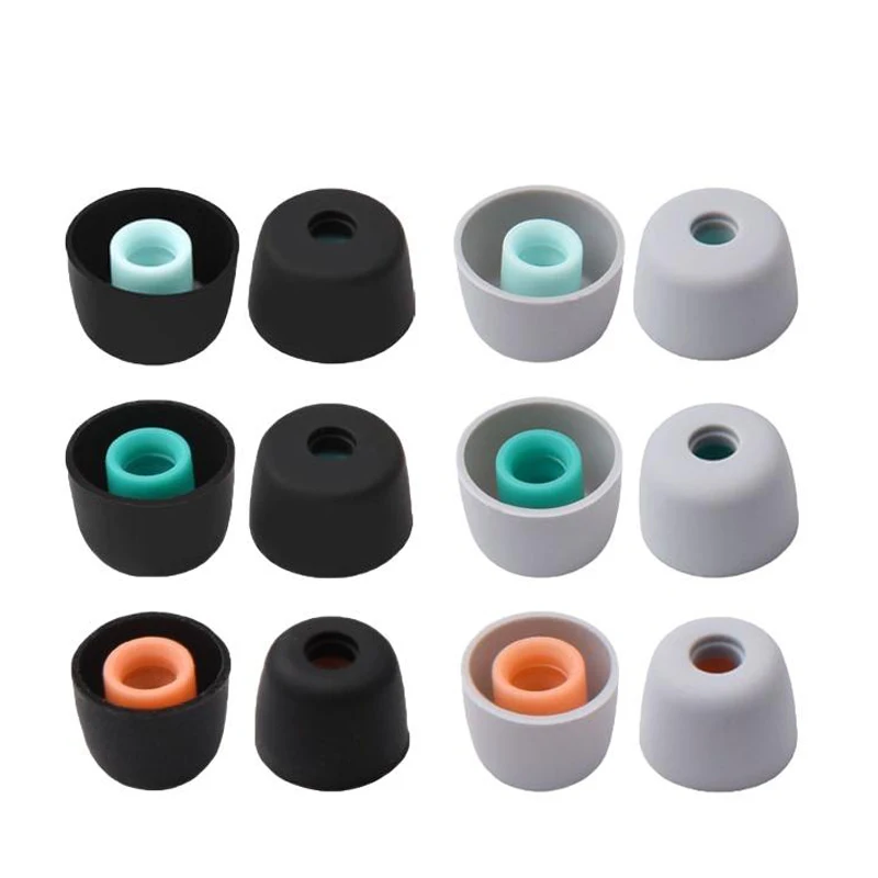6Pcs Headphones Earplugs Silicone Ear Tips For  WF-1000XM5 1000XM4 1000XM3 Oneplus Buds Z TWS Earbuds Eartips