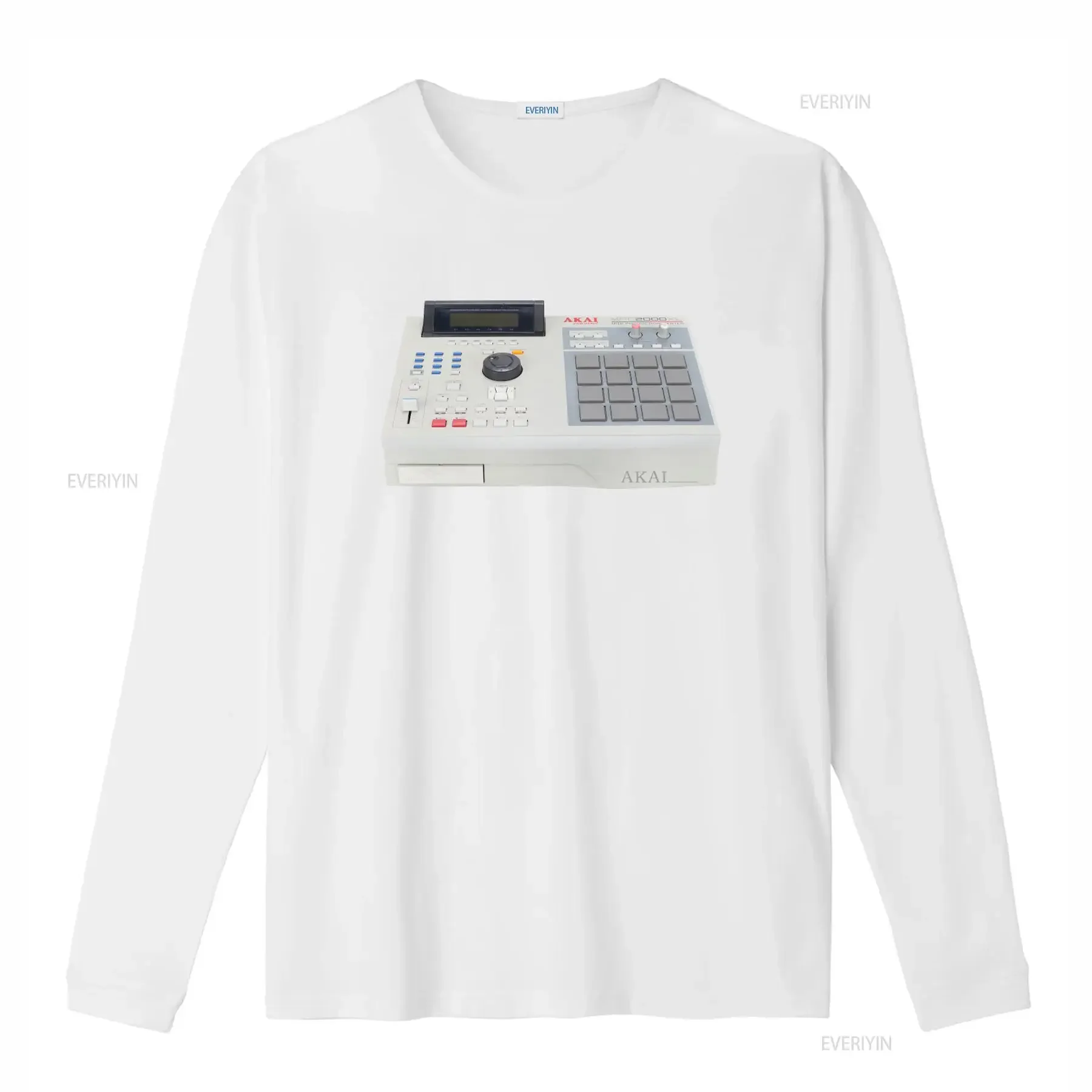 Rare Vintage Retro 90s Akai MPC 2000XL Drum Machine T Shirt Musician DJ  vintage Washed Versatile fashion homme graphic Unisex - view 4