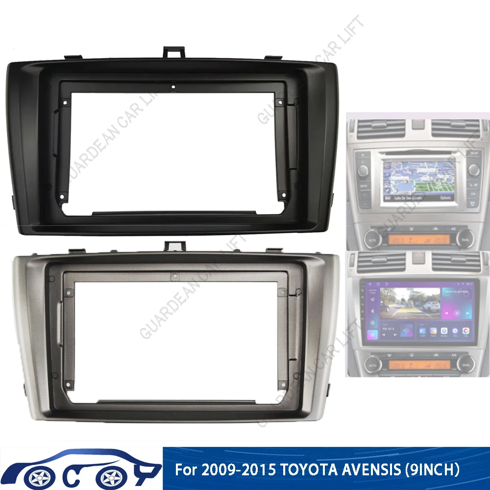 

For Toyota Avensis T27 2009-2015(9INCH)Car Radio Fascias Android GPS MP5 Stereo Player 2Din Head Unit Panel Dash Frame Installa