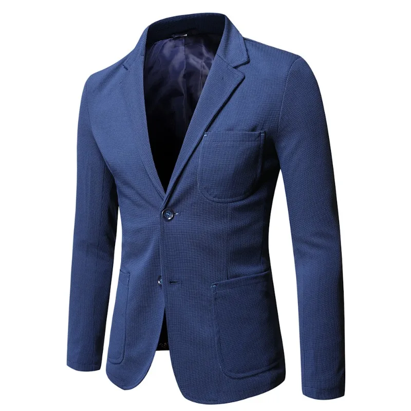 2024 Men's Business Casual Suit, Professional Dress, Foreign Trade Order, Western and Korean Version Slim Fit Suit Coat