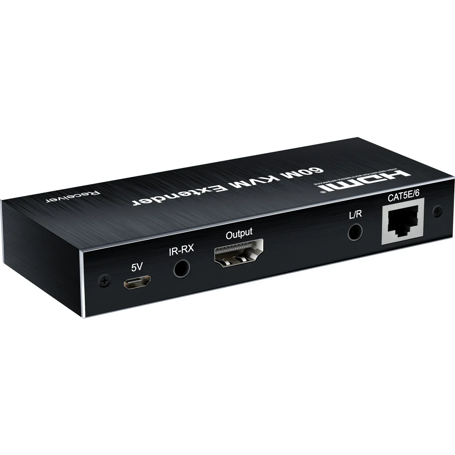 60M HDMI KVM Extender atas Cat5e/6 Rj45 kabel Ethernet HDMI KVM Switch mendukung USB Mouse Keyboard Loop IR untuk PS3 PS4 Xbox PC TV