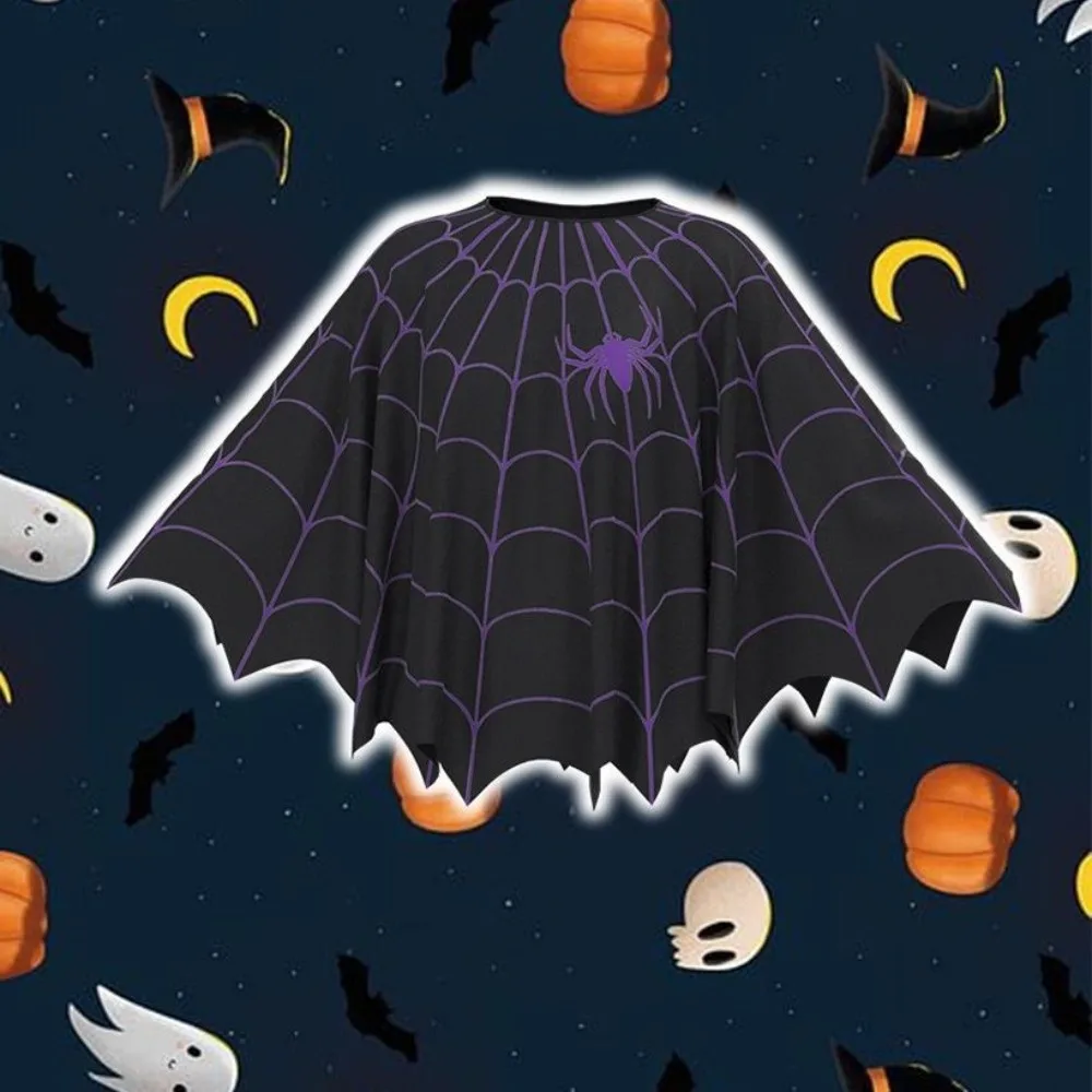Legal roupas prop halloween cosplay capa solta aranha net fantasma com capuz capa diversão interação abóbora bruxa cosplay manto adulto