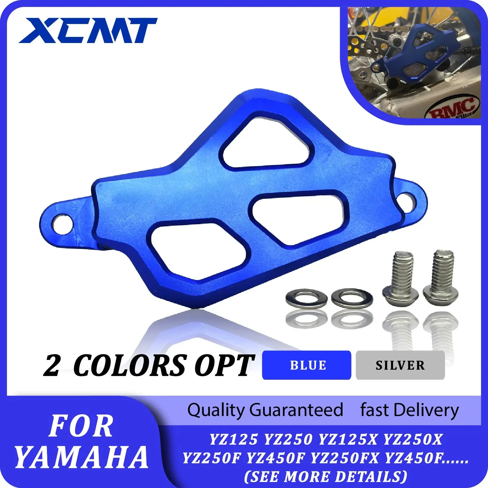 

NEW 2024 CNC Rear Brake Caliper Guard Protector Cover For Yamaha YZ125 YZ250 YZ125X YZ250X YZ250F YZ450F YZ250FX YZ450F MONSTER