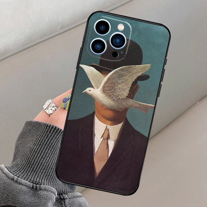 حافظة ريني ماغريت الناعمة لهاتف آيفون 17 برو ماكس لهاتف آيفون 17 إير كوكه آيفون 17 كابا #3