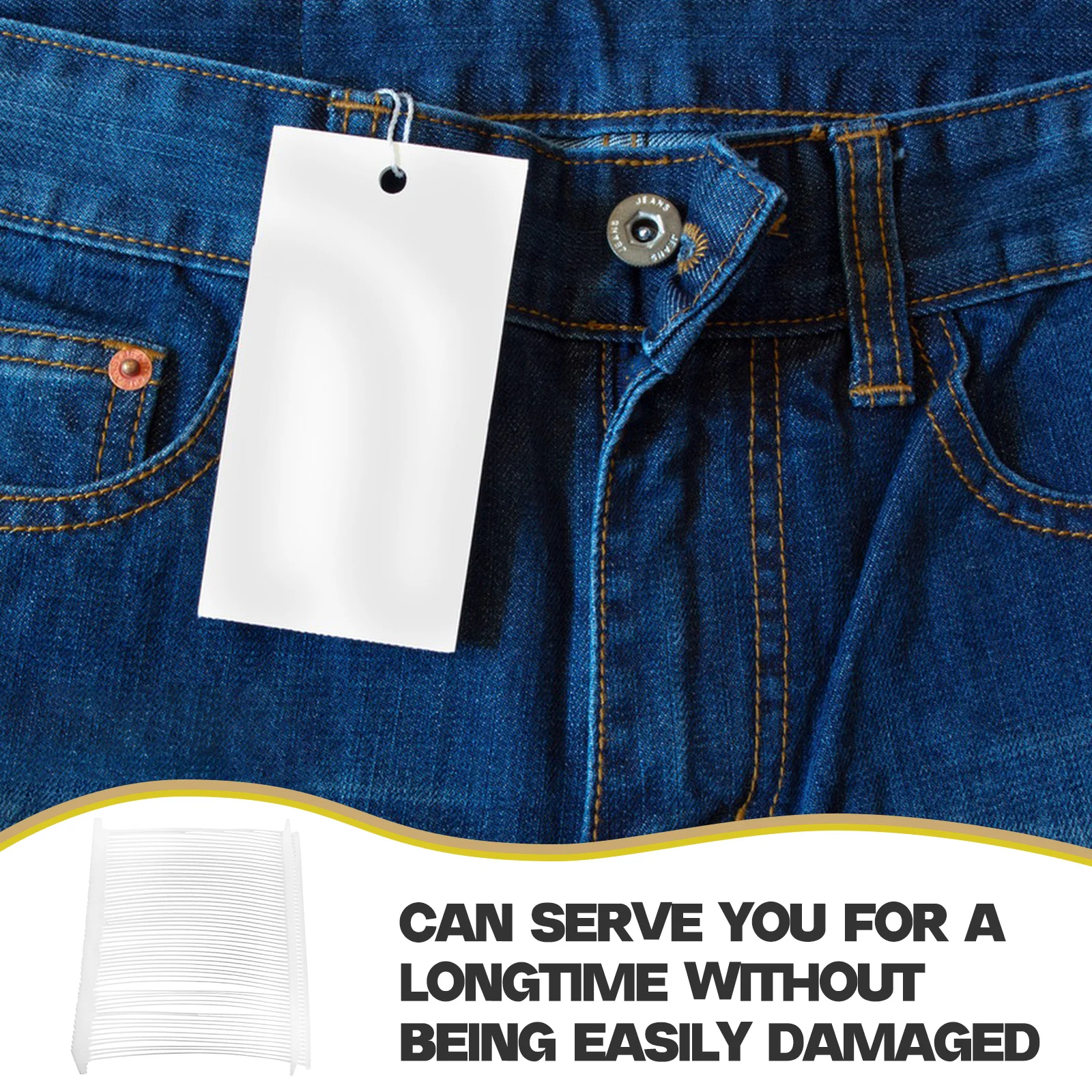 

5000pcs Clothes Tag Ties Pin PP Cross Shaped Tags Accessories White 5cm Clothing Sock Price Label Fasteners