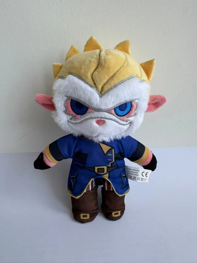 Latest 25cm Cute Anime Character Vi / Big Head Heimerdinger and Caitlyn Kiramman Plush Toys Cartoon Game Collection Plushie Doll view 6