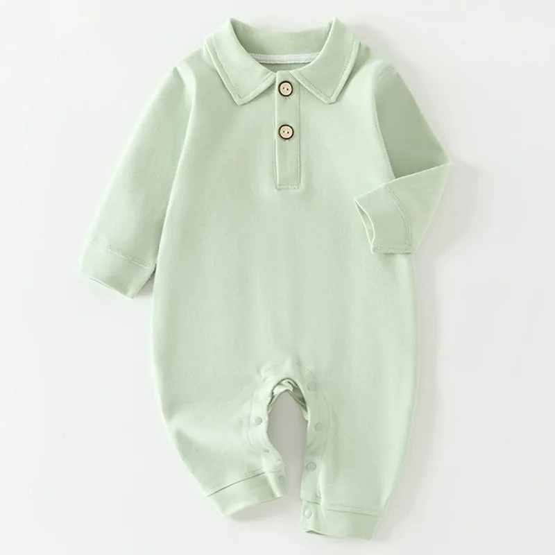Spring Fall Boys Clothing Toddler Clothes Korean Fashion Casual Long Sleeve Cotton Toddler Romper Newborn Stuff Baby Items B473