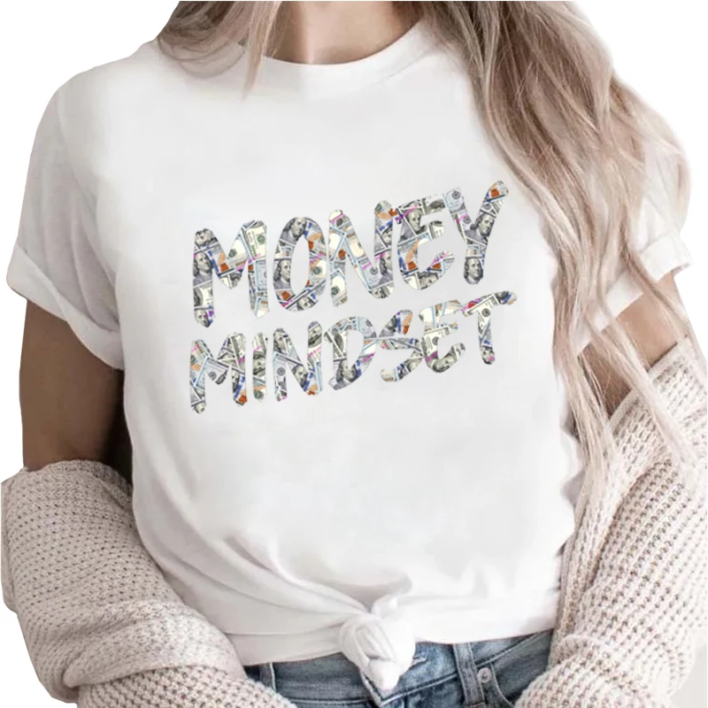 Money Talk Oversized T-Shirt, Dollar Bill, Wealth Mindset Lover, Financial Freedom Top, Money Meme Shirt, Harajuku Top, Unisex