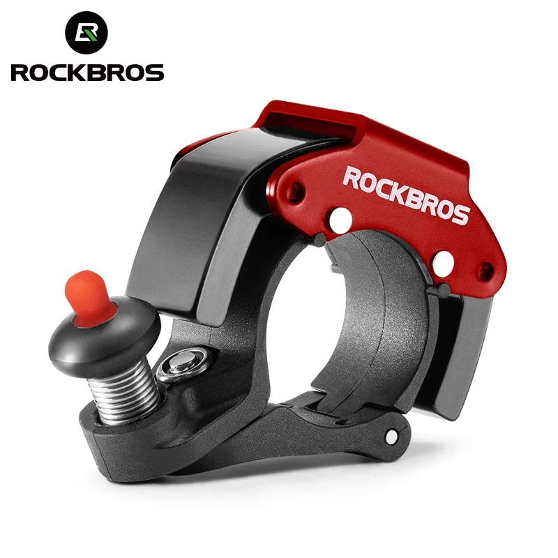 

ROCKBROS Bicycle Bell Aluminum Alloy Horn Small Volume Portable Sound Alarm For Safety MTB Road Bike Ring Bicycle Accessories
