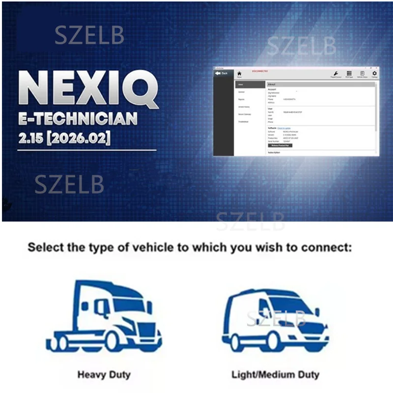 

For nexiq ETechnician V2. 15 1PC install [2026.02 ] Medium and Heavy Duty CommercialTruck Diagnostic Free installation service