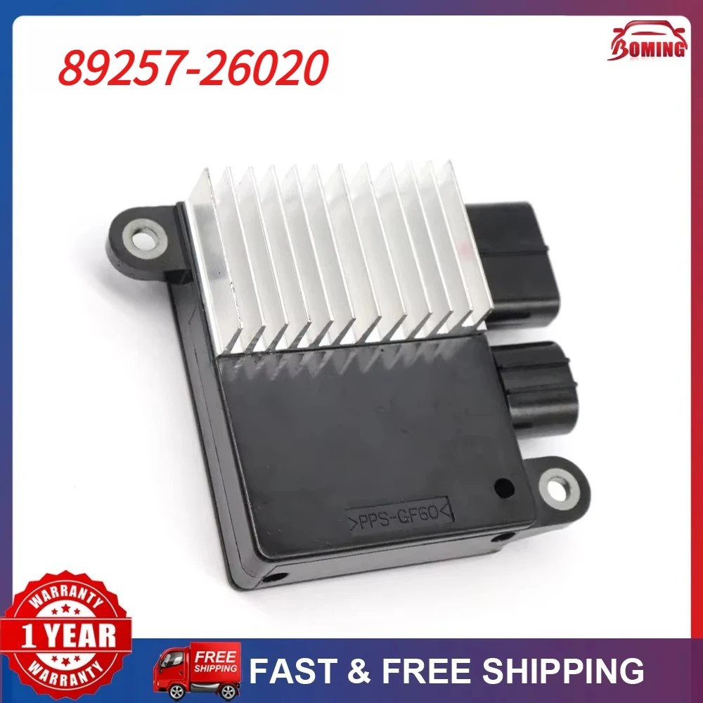 Radiator Cooling Fan Control Module 89257-26020 Fits for Toyota Highlander RAV4 Lexus GS IS NX200t RX350 RX400h RX450h 2006-2016