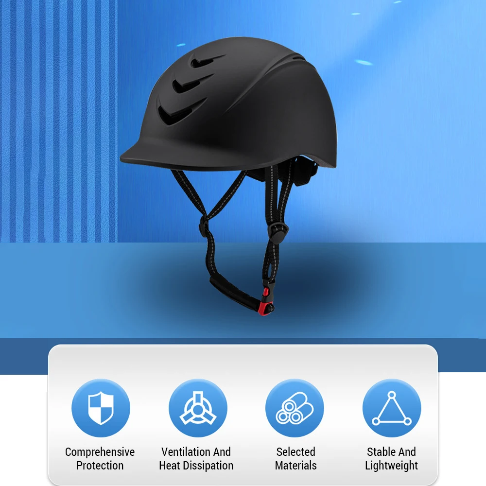 Equestrian Helmet Horse Riding Helmets for Women Men Horseback Riding Helmet Light for MTB Balance Skateboard Electric Bicycle