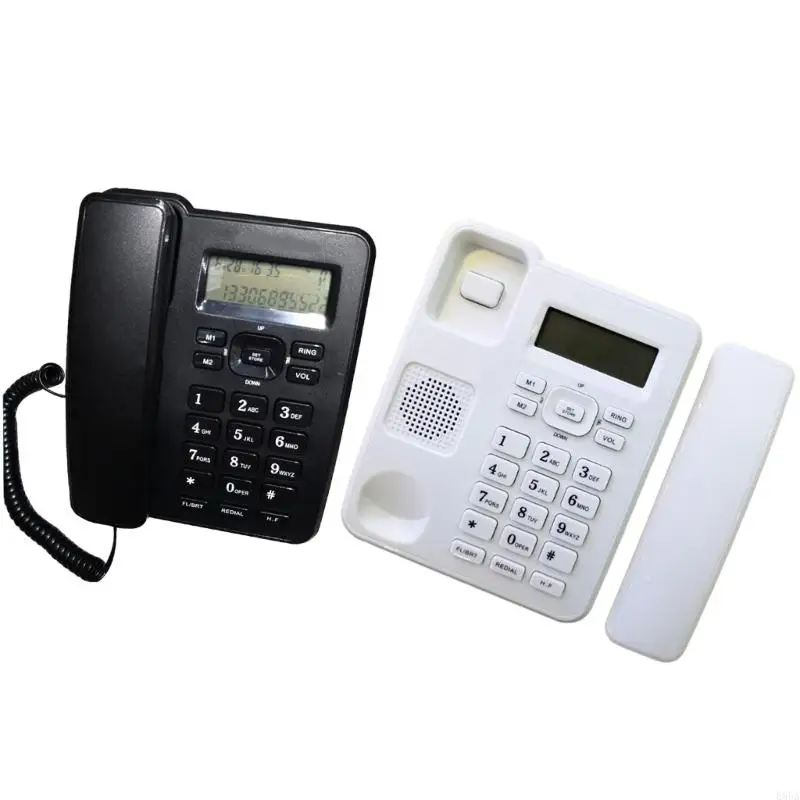 Corded Desktop Phone Hotel/Office/Home Telephone Fixed Landline Caller Display E65A