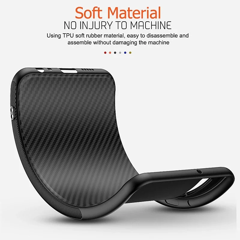 Carbon Fiber Case For Samsung Galaxy S26 S25 S24 S23 Ultra Plus FE A52 A53 A54 A55 A16 A36 A56 A17 A37 A57 Silicone Case Cover