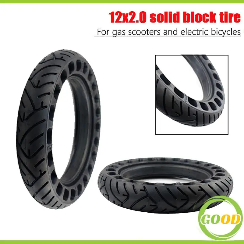 Super 12x2.0 Honeycomb Solid wheel Tire for 12 inch Hoverboard Self Balancing Electric Scooter Spare Parts