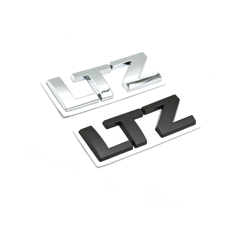 Emblema Metálico LTZ para Decoración de Autos, Adhesivos para Carrocería y Maletero para Chevrolet GMC Colorado Suburban Xtreme Silverado Cruze Lacetti Captiva