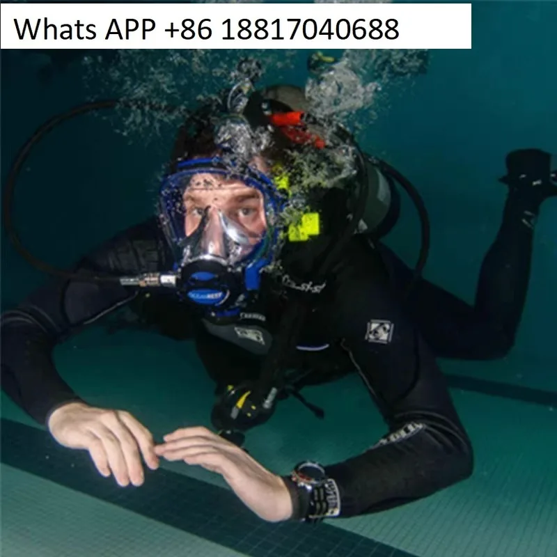 Diving full mask wireless underwater full mirror regulator