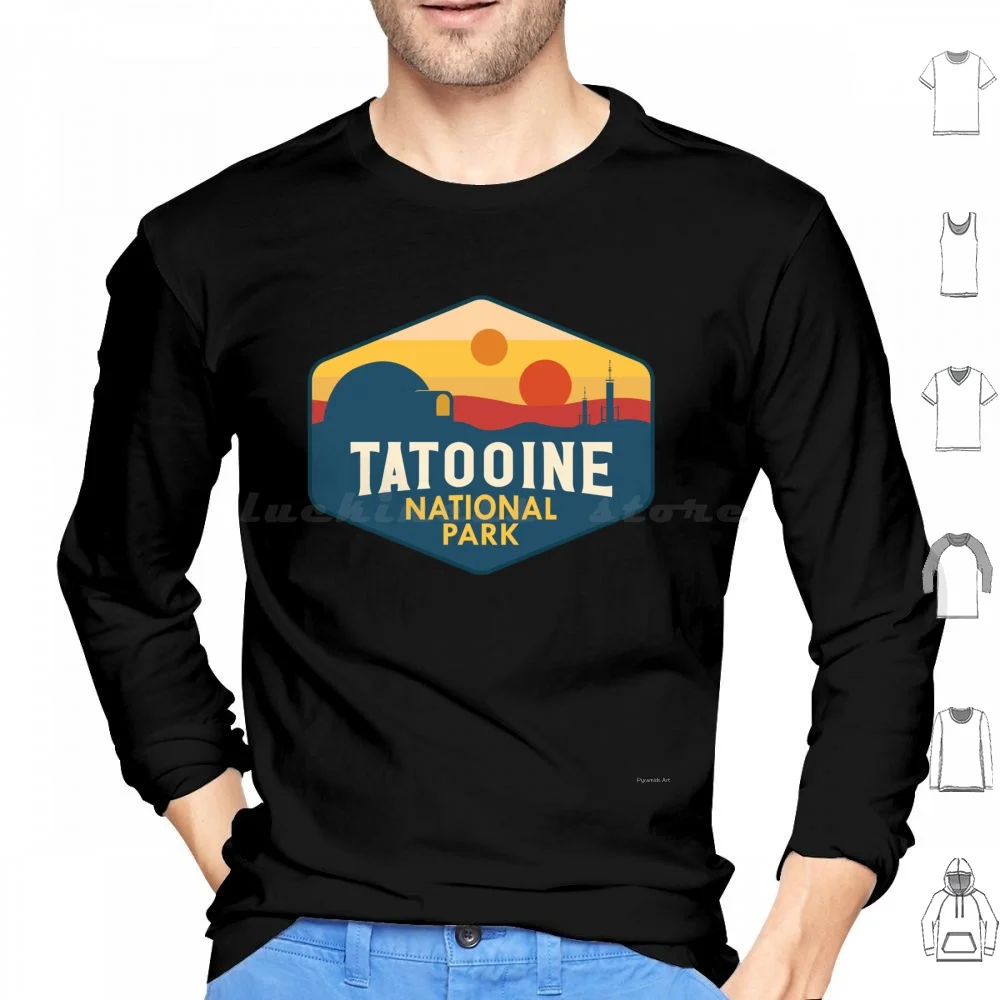 Tatooine National Park Hoodies Long Sleeve Tatooine Galaxy Sci Fi National Park Kashyyyk Mustafar Naboo Jakku Kamino