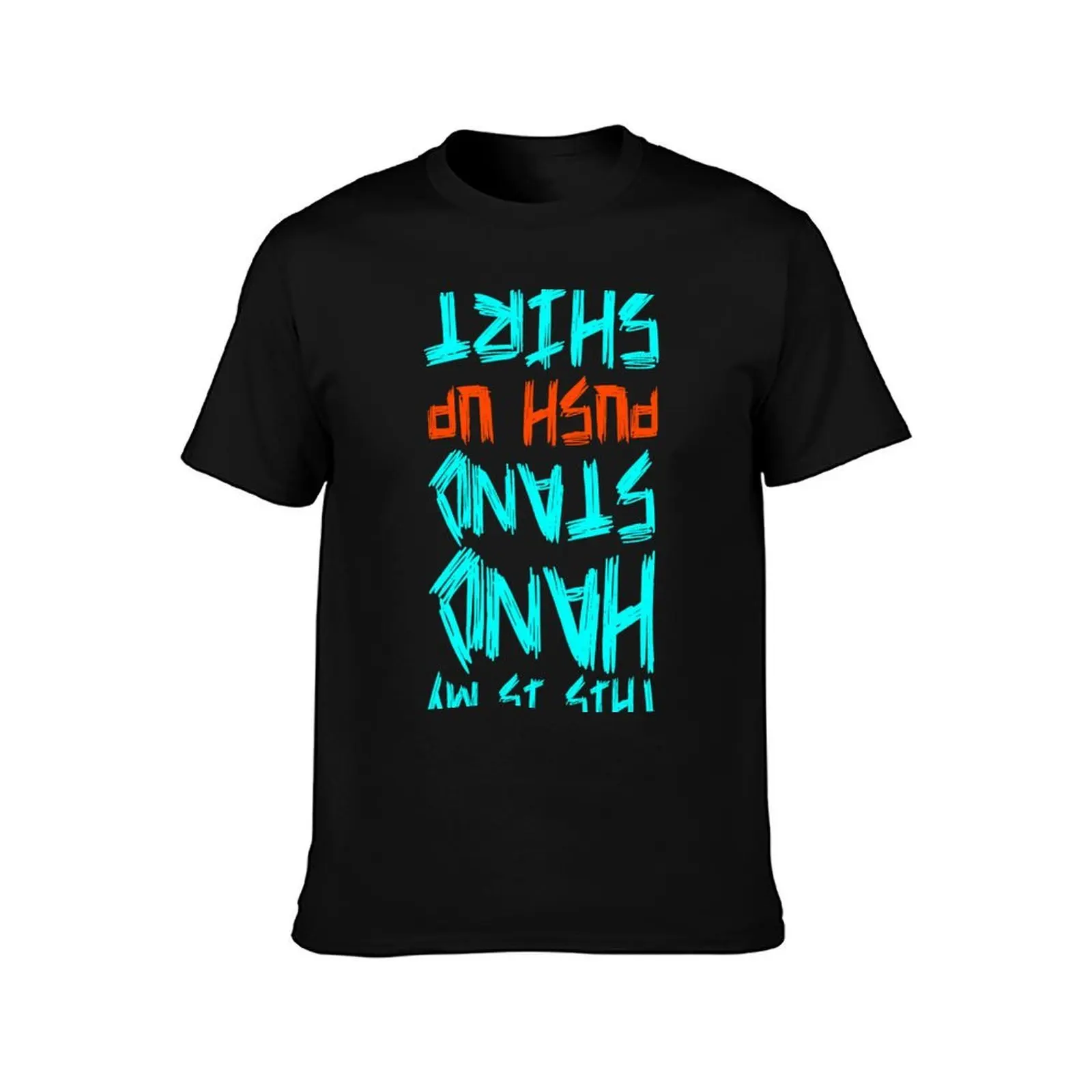 Hand Stand Push Up Shirt T-Shirt Summer Holiday T-Shirt