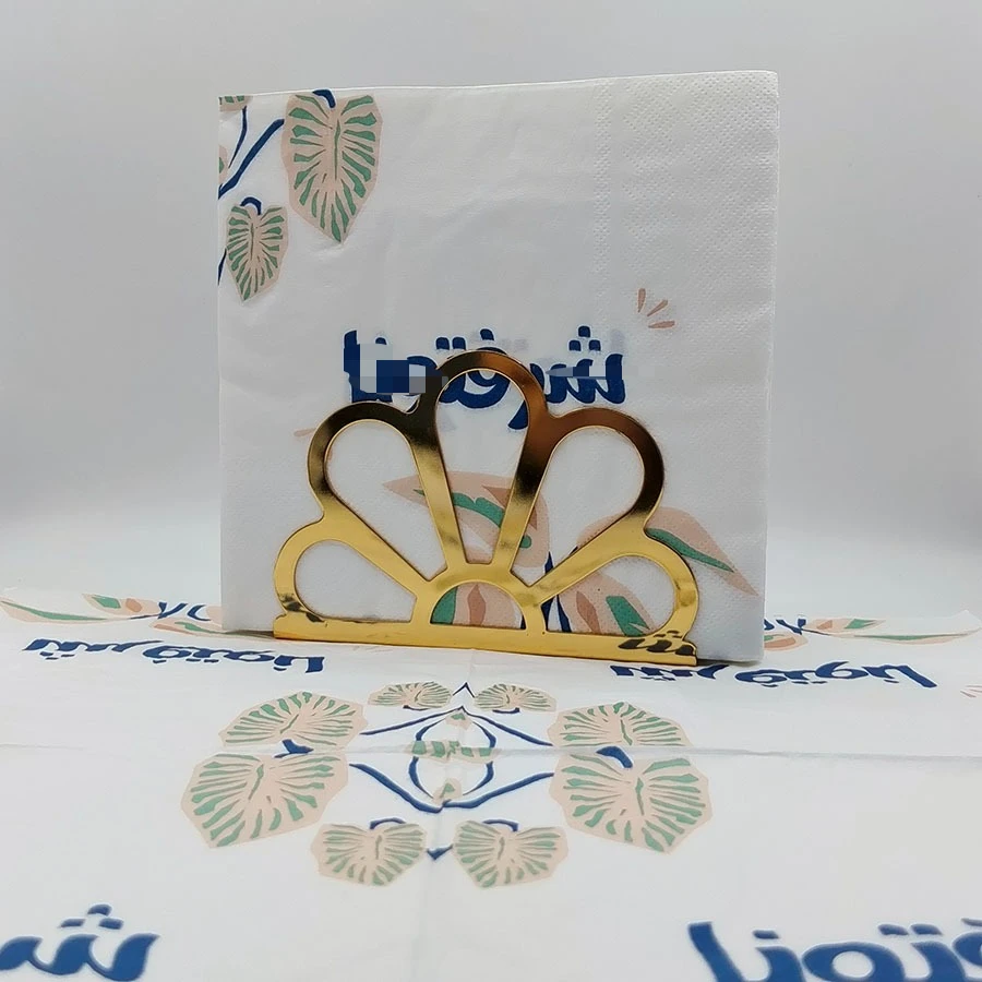 20 قطعة 33 سنتيمتر رمضان تحت عنوان المناديل الملونة ، لب الخشب الأصلي ورقة جو ورق زينة المفارش DIY Decoupage ورقة