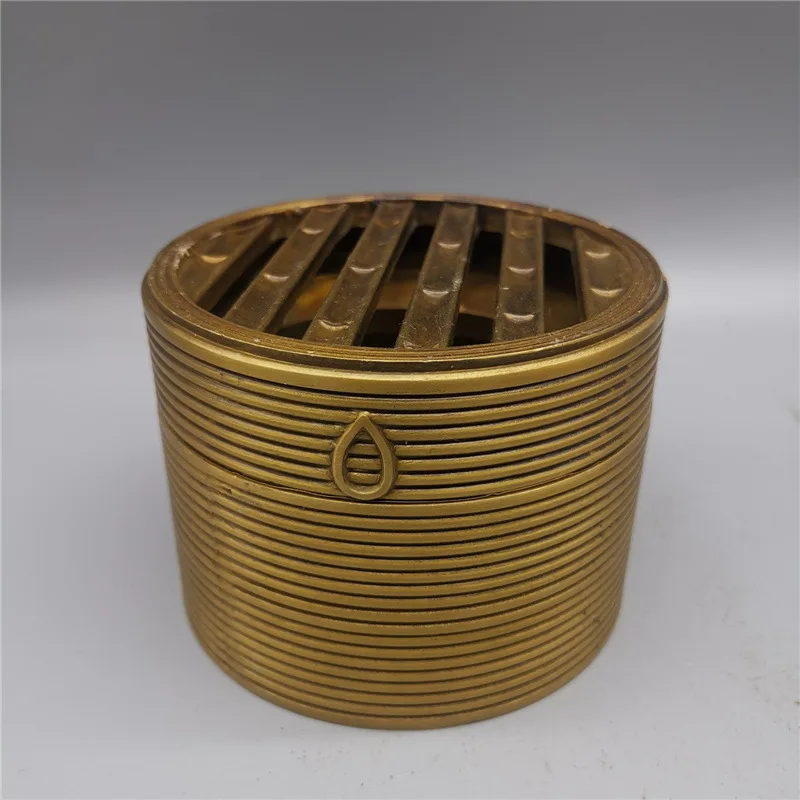 

Brass Incense Burner Antique Festival High Rise Bamboo Festival Incense Burner Small Xuande Incense Burner Metal Crafts Ornament